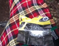 Велопатрульні Кривого Рогу виявили у чоловіка, ймовірно, наркотичні речовини