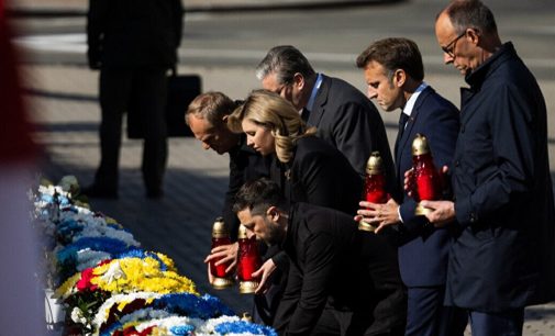 Європейські лідери та Зеленський вшанували пам’ять загиблих воїнів у Києві