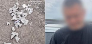 33 зіп-пакети з наркотичними речовинами виявили патрульні Запоріжжя у водія Opel Kadett
