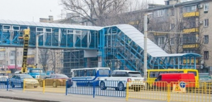 Можливі незручності: у Дніпрі ремонтують надземний перехід на Слобожанському проспекті