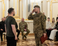 Пройшов шлях від солдата до офіцера: Президент вручив орден «Золота Зірка» військовому з Дніпра