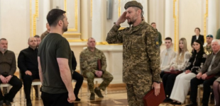 Пройшов шлях від солдата до офіцера: Президент вручив орден «Золота Зірка» військовому з Дніпра