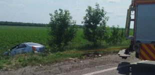 ДТП у Дніпровському районі: водій не впорався з керуванням, автівка злетіла у кювет