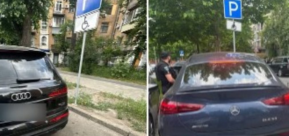 У Дніпрі виявляють водіїв-порушників, які паркують свої автомобілі на місцях для людей із інвалідністю