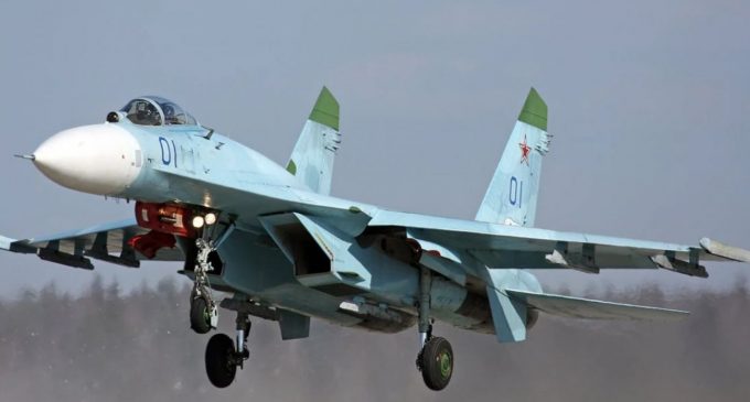 В Росії розбився винищувач Су-27